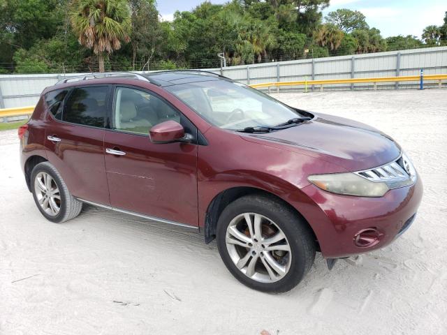 JN8AZ18W09W124714 - 2009 NISSAN MURANO S BURGUNDY photo 4