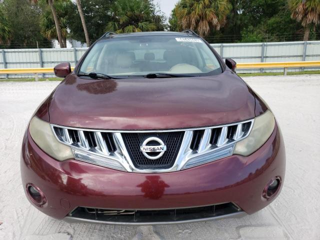 JN8AZ18W09W124714 - 2009 NISSAN MURANO S BURGUNDY photo 5