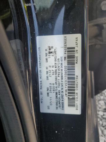 JM1BL1VG3C1506030 - 2012 MAZDA 3 I BLACK photo 12