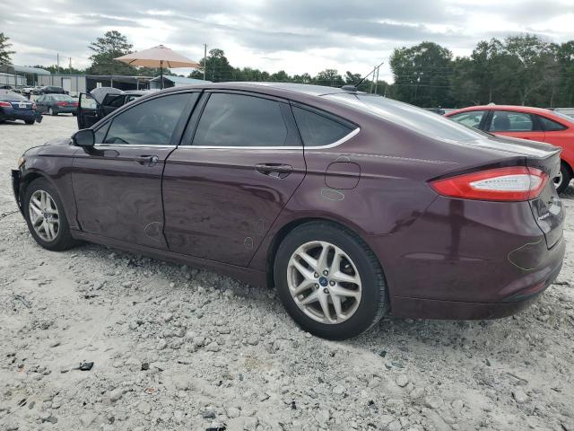 3FA6P0H72DR258989 - 2013 FORD FUSION SE BURGUNDY photo 2