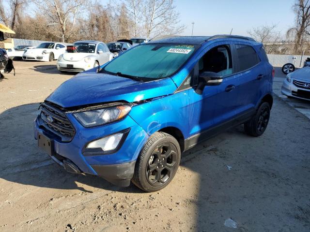 MAJ6S3JL4MC403715 - 2021 FORD ECOSPORT SES BLUE photo 1