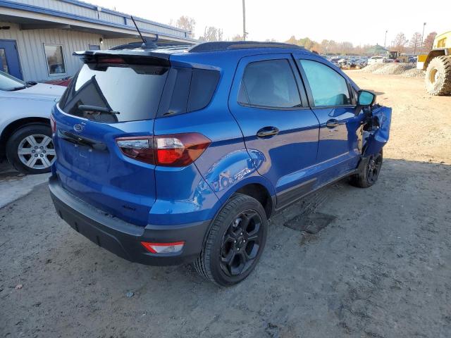 MAJ6S3JL4MC403715 - 2021 FORD ECOSPORT SES BLUE photo 3