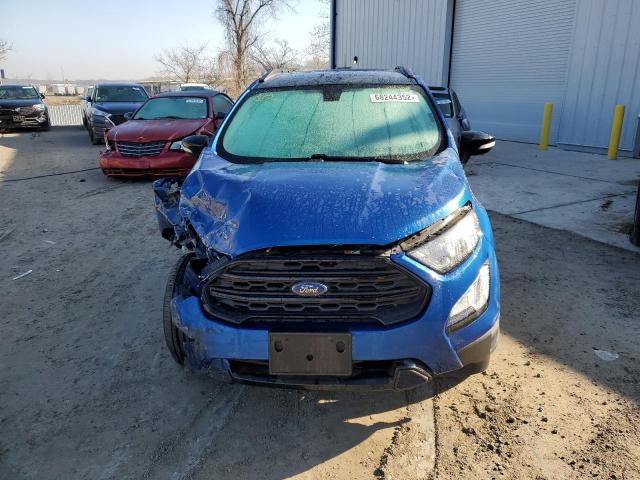 MAJ6S3JL4MC403715 - 2021 FORD ECOSPORT SES BLUE photo 5