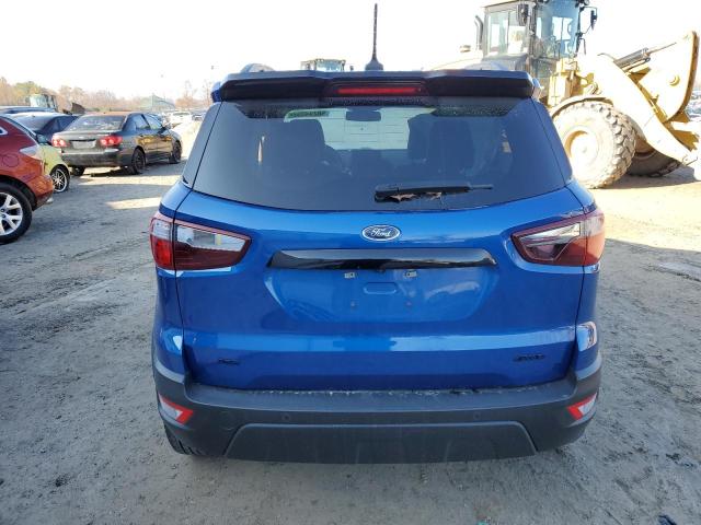 MAJ6S3JL4MC403715 - 2021 FORD ECOSPORT SES BLUE photo 6