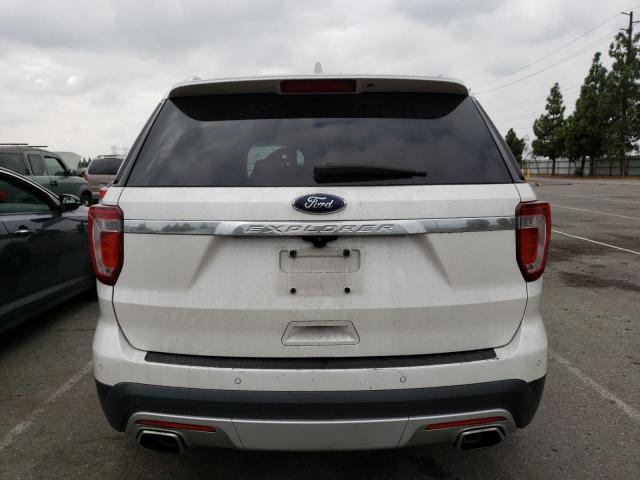 1FM5K8HT5GGC59514 - 2016 FORD EXPLORER PLATINUM WHITE photo 6