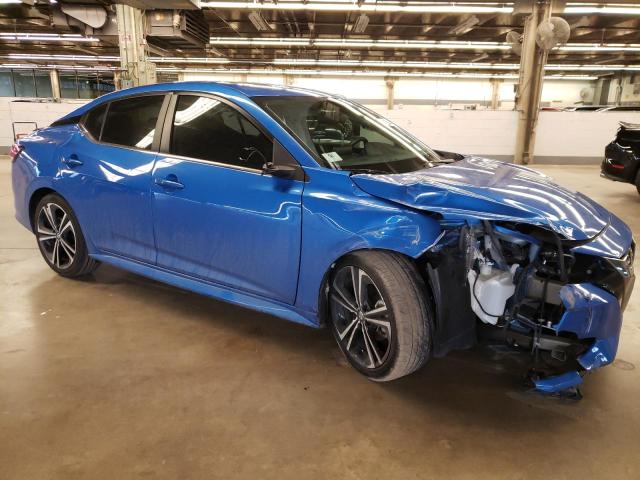 3N1AB8DV9MY253741 - 2021 NISSAN SENTRA SR BLUE photo 4