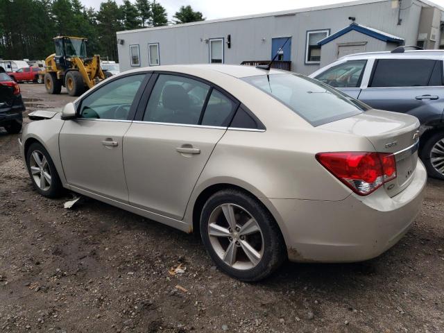 1G1PG5SC7C7105475 - 2012 CHEVROLET CRUZE LT BEIGE photo 2