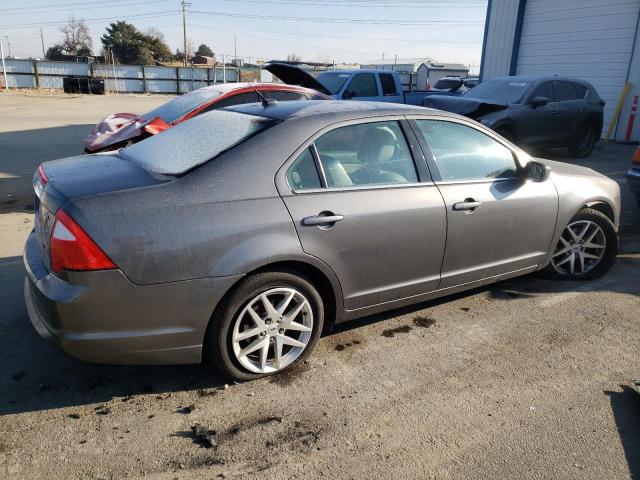 3FAHP0JA5BR258478 - 2011 FORD FUSION SEL GRAY photo 3