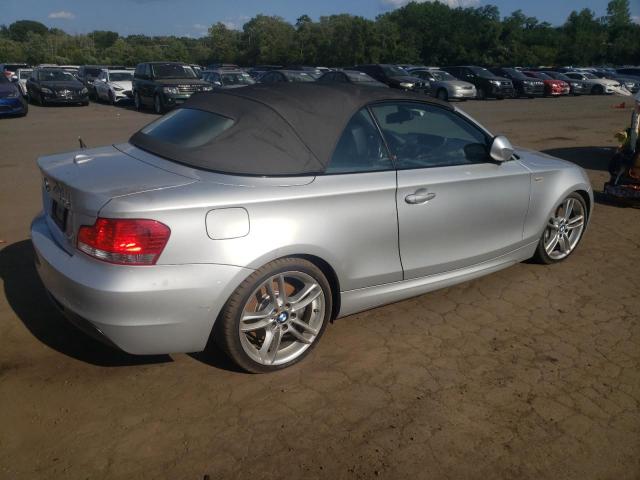 WBAUN7C52BVM25340 - 2011 BMW 135 I SILVER photo 3