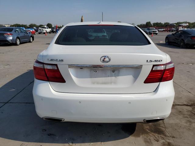 JTHBL46F685075348 - 2008 LEXUS LS 460 WHITE photo 6