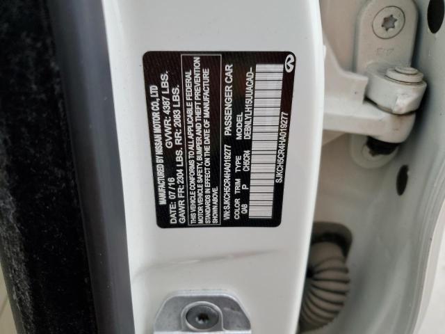 SJKCH5CR4HA019277 - 2017 INFINITI QX30 BASE WHITE photo 14