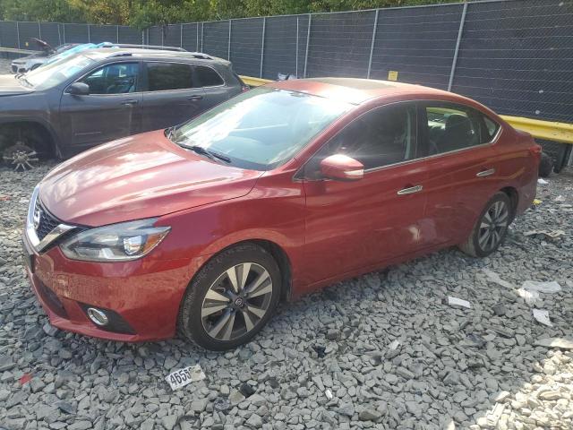 3N1AB7AP1JY322109 - 2018 NISSAN SENTRA S RED photo 1