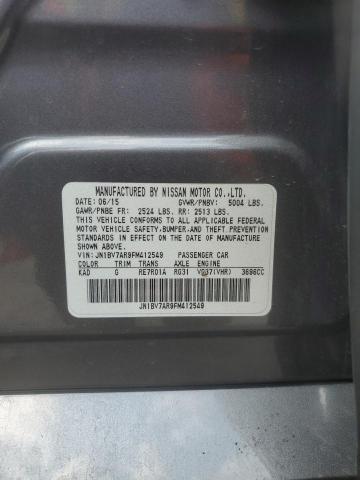 JN1BV7AR9FM412549 - 2015 INFINITI Q50 BASE Boz foto 12