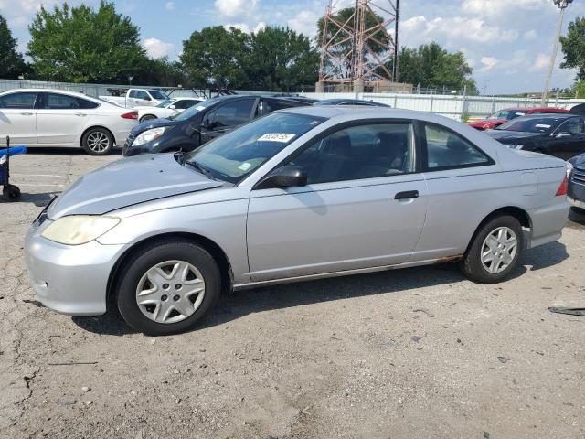 1HGEM22105L049315 - 2005 HONDA CIVIC DX VP Արծաթագույն լուսանկար 1
