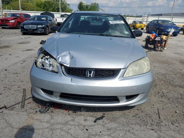 1HGEM22105L049315 - 2005 HONDA CIVIC DX VP Արծաթագույն լուսանկար 5