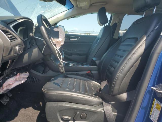 2FMPK4J99LBA02891 - 2020 FORD EDGE SEL BLUE photo 7