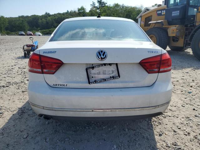 1VWCN7A39EC039141 - 2014 VOLKSWAGEN PASSAT SEL თეთრი ფოტო 6