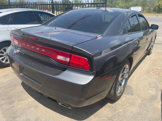 2C3CDXCT4EH301037 - 2014 DODGE CHARGER R/T GRAY photo 4