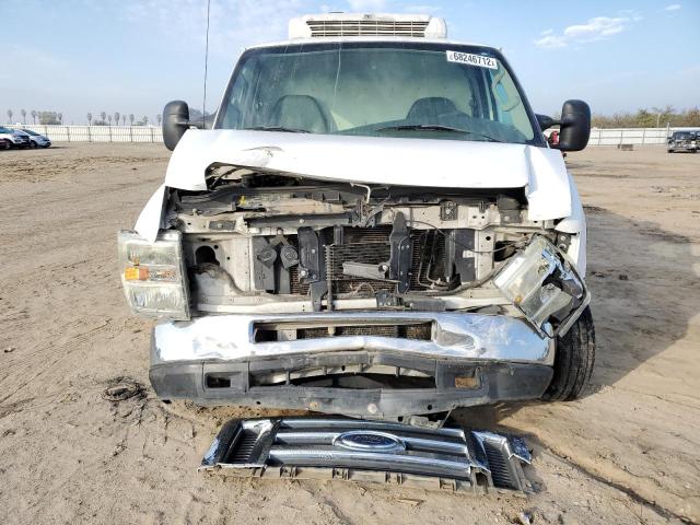 1FTSS34L38DA70511 - 2008 FORD ECONOLINE E350 SUPER DUTY VAN WHITE photo 5