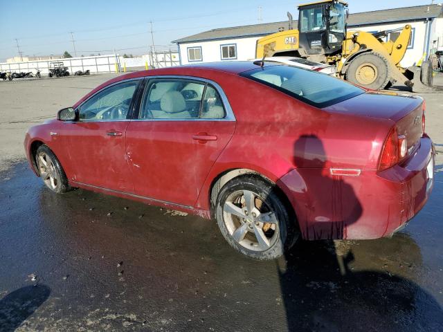 1G1ZF57599F218655 - 2009 CHEVROLET MALIBU HYBRID MAROON photo 2