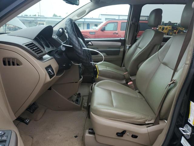 2C4RVABG5CR393657 - 2012 VOLKSWAGEN ROUTAN SE BLACK photo 7