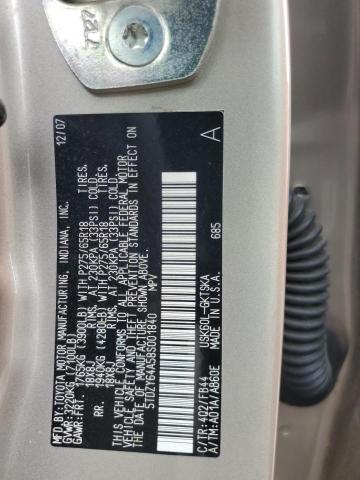 5TDZY64A58S001840 - 2008 TOYOTA SEQUOIA SR5 金色 照片 14