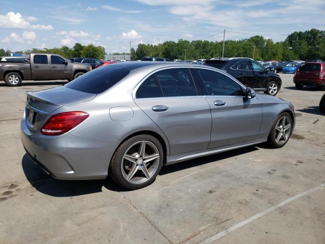 WDDWF4KB4GR125612 - 2016 MERCEDES-BENZ C 300 4MATIC GRAY photo 3