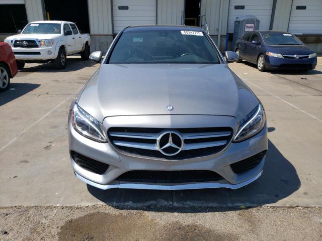 WDDWF4KB4GR125612 - 2016 MERCEDES-BENZ C 300 4MATIC GRAY photo 5