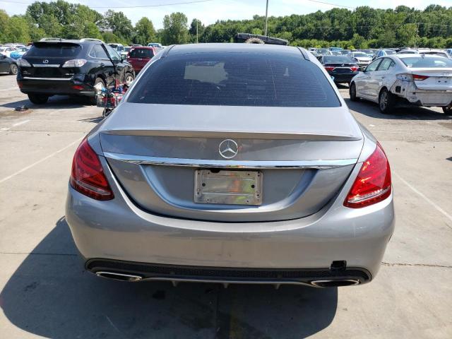 WDDWF4KB4GR125612 - 2016 MERCEDES-BENZ C 300 4MATIC GRAY photo 6