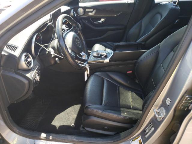 WDDWF4KB4GR125612 - 2016 MERCEDES-BENZ C 300 4MATIC GRAY photo 7