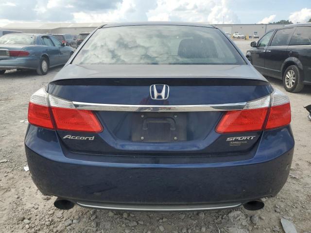 1HGCR2F51EA099707 - 2014 HONDA ACCORD SPORT BLUE photo 6