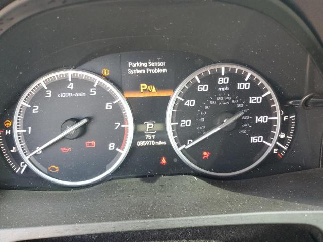 5J8TB4H7XJL016773 - 2018 ACURA RDX ADVANCE GRAY photo 9