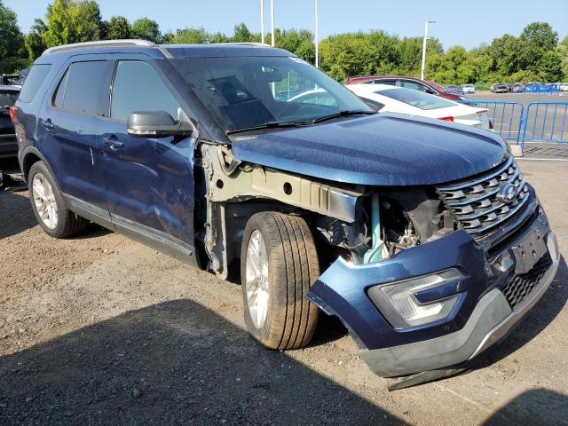 1FM5K8D81HGA72807 - 2017 FORD EXPLORER XLT أزرق صورة 4