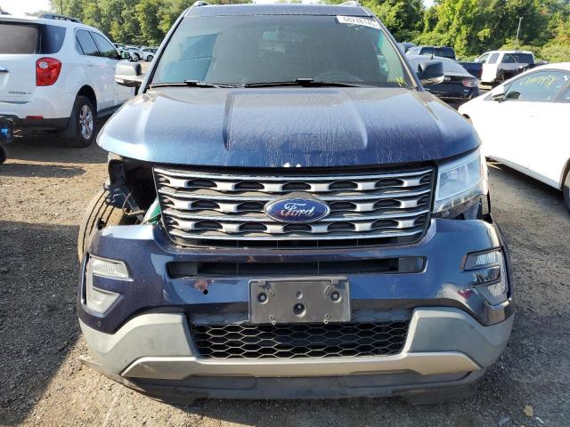 1FM5K8D81HGA72807 - 2017 FORD EXPLORER XLT أزرق صورة 5