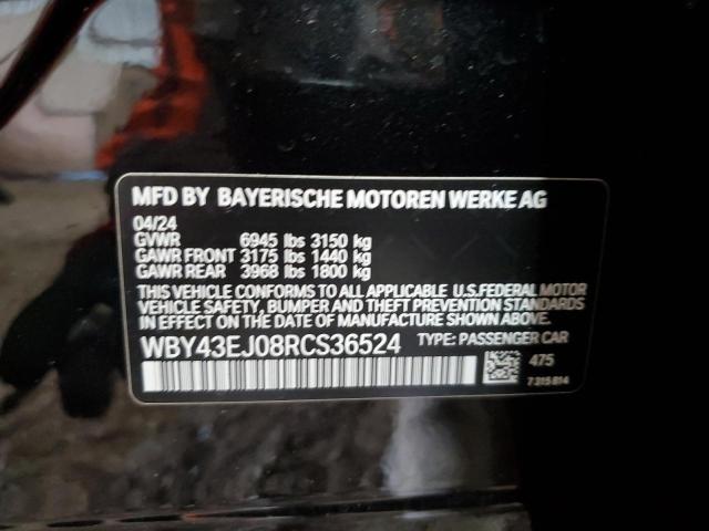WBY43EJ08RCS36524 - 2024 BMW I7 EDRIVE50 Qara foto 13