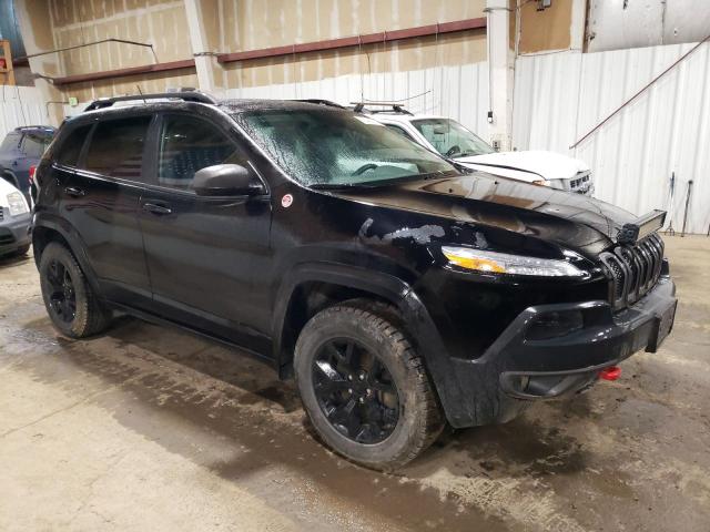 1C4PJMBS5EW242594 - 2014 JEEP CHEROKEE TRAILHAWK BLACK photo 4