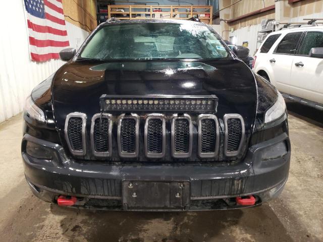 1C4PJMBS5EW242594 - 2014 JEEP CHEROKEE TRAILHAWK BLACK photo 5
