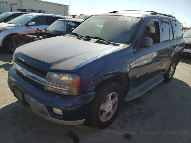 1GNDS13SX32105997 - 2003 CHEVROLET TRAILBLAZE BLUE photo 1