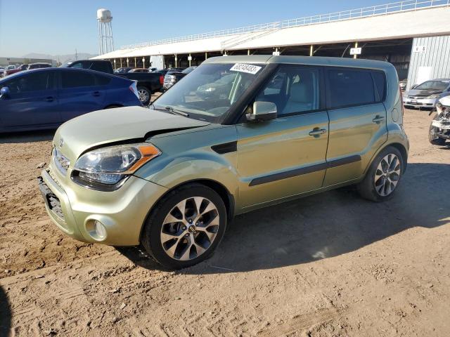 KNDJT2A6XD7586066 - 2013 KIA SOUL +/!/S + GREEN photo 1