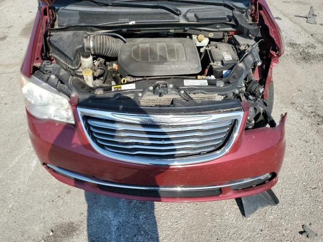 2C4RC1BGXDR596681 - 2013 CHRYSLER TOWN & COU TOURING RED photo 12