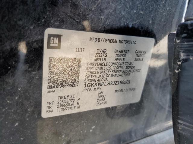 1GKKNPLS2JZ168501 - 2018 GMC ACADIA DENALI 黑色 照片 14