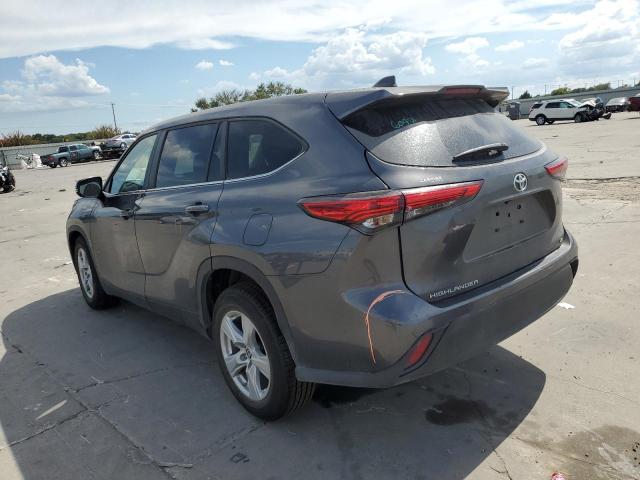 5TDKDRAH8PS502011 - 2023 TOYOTA HIGHLANDER L GRAY photo 2