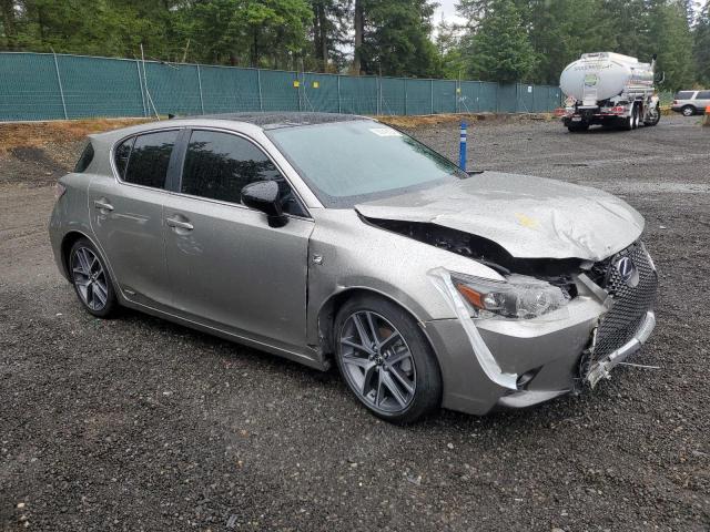 JTHKD5BH5H2283913 - 2017 LEXUS CT 200 SILVER photo 4