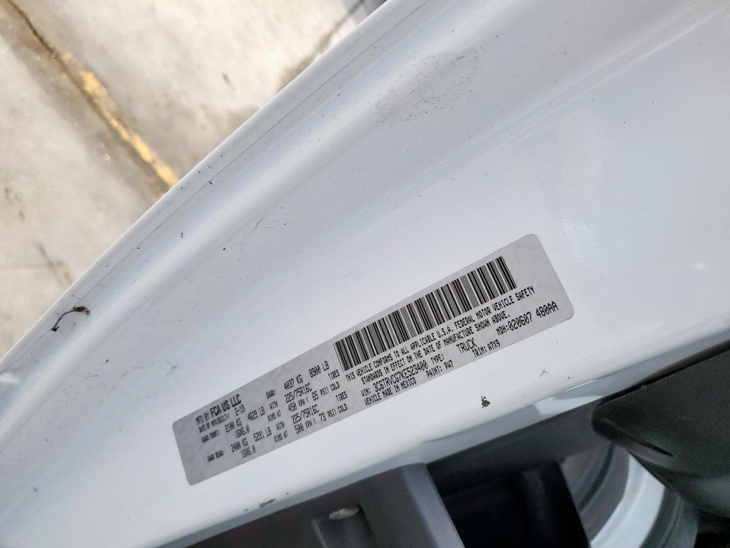 3C6TRVCG7KE523400 - 2019 RAM PROMASTER 2500 HIGH 白色 照片 13