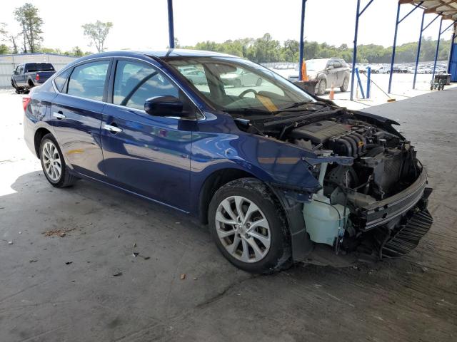 3N1AB7AP7KY420255 - 2019 NISSAN SENTRA S BLUE photo 4
