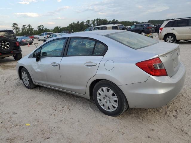 19XFB2F55CE091944 - 2012 HONDA CIVIC LX SILVER photo 2