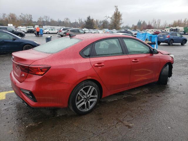 3KPF34AD2KE016575 - 2019 KIA FORTE GT LINE RED photo 3