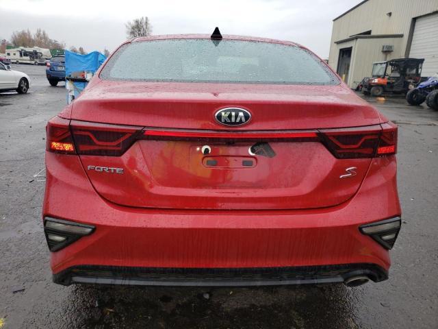 3KPF34AD2KE016575 - 2019 KIA FORTE GT LINE RED photo 6