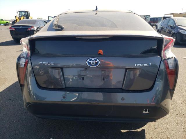 JTDKBRFU3H3049690 - 2017 TOYOTA PRIUS CHARCOAL photo 6