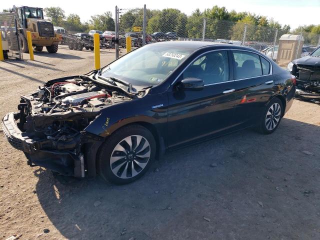 1HGCR6F30EA001076 - 2014 HONDA ACCORD HYBRID BLACK photo 1